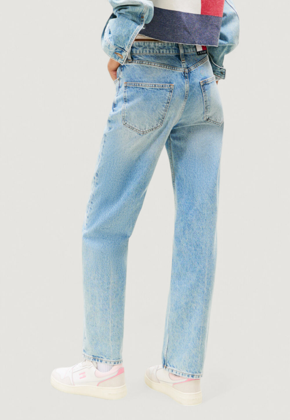Jeans slim Tommy Hilfiger Jeans LAYLA HR SLIM STR CB Blue Denim Chiaro - Foto 4