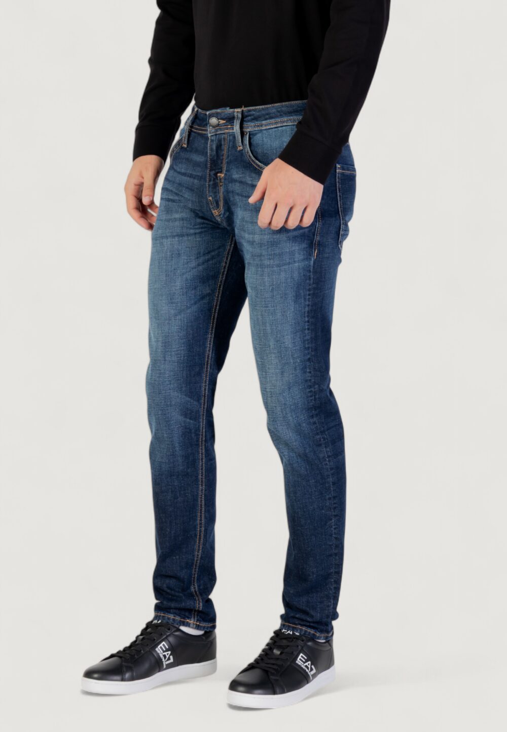 Jeans Tapered Antony Morato KURT COMFORT TAPERED FIT Denim scuro - Foto 2