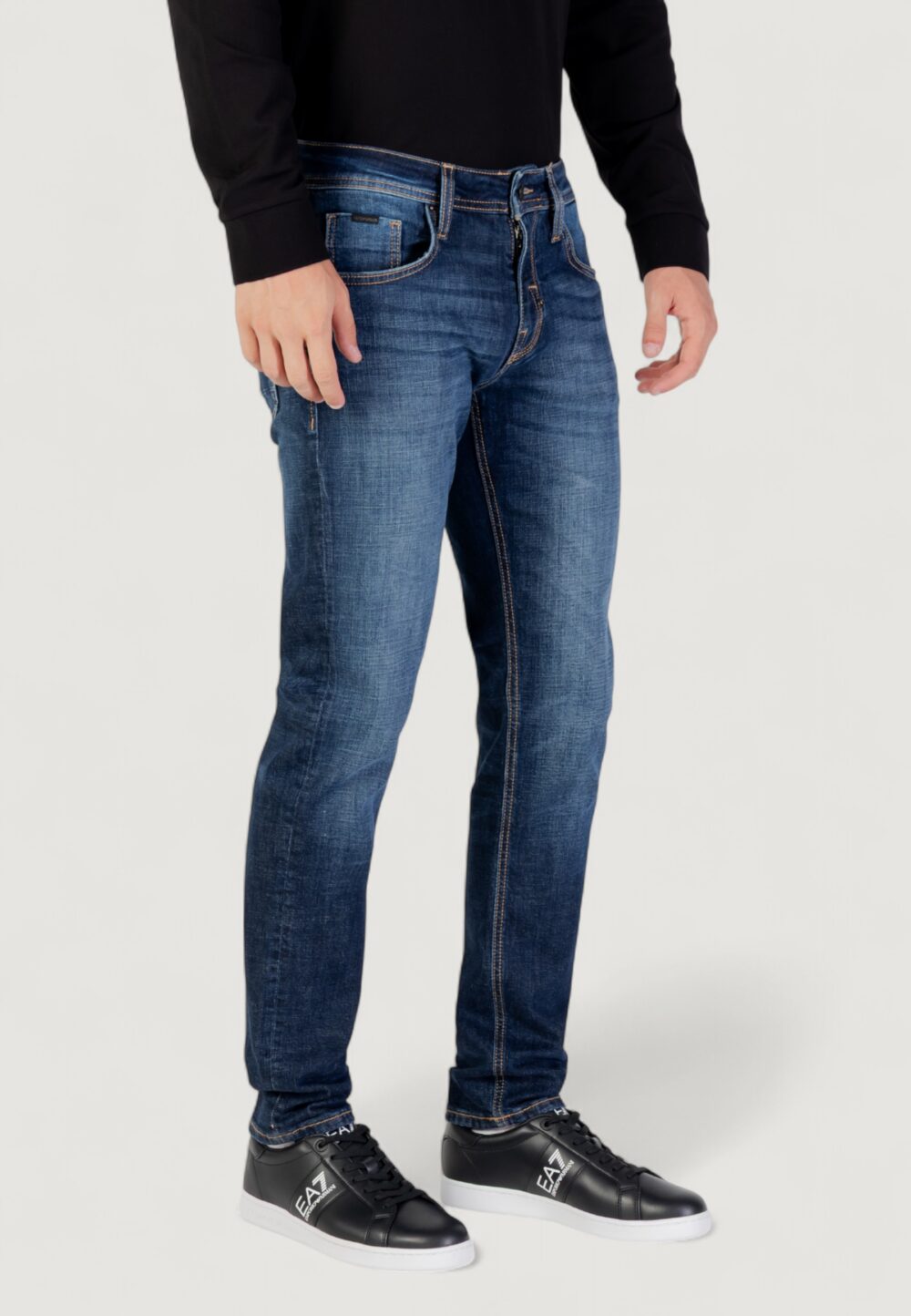 Jeans Tapered Antony Morato KURT COMFORT TAPERED FIT Denim scuro - Foto 3