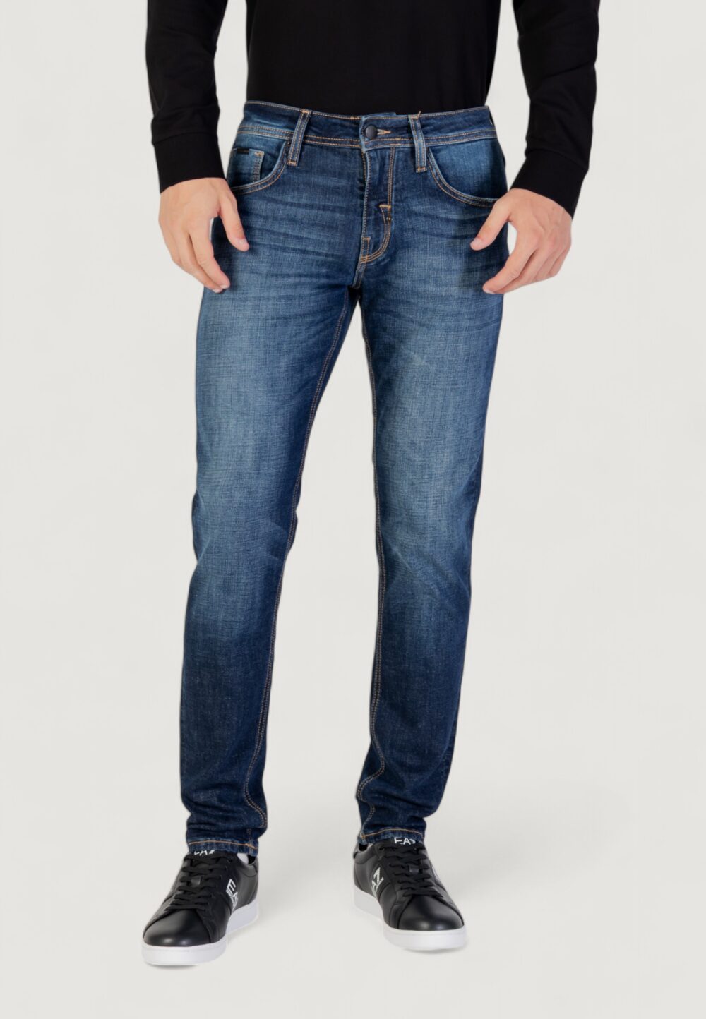 Jeans Tapered Antony Morato KURT COMFORT TAPERED FIT Denim scuro - Foto 5