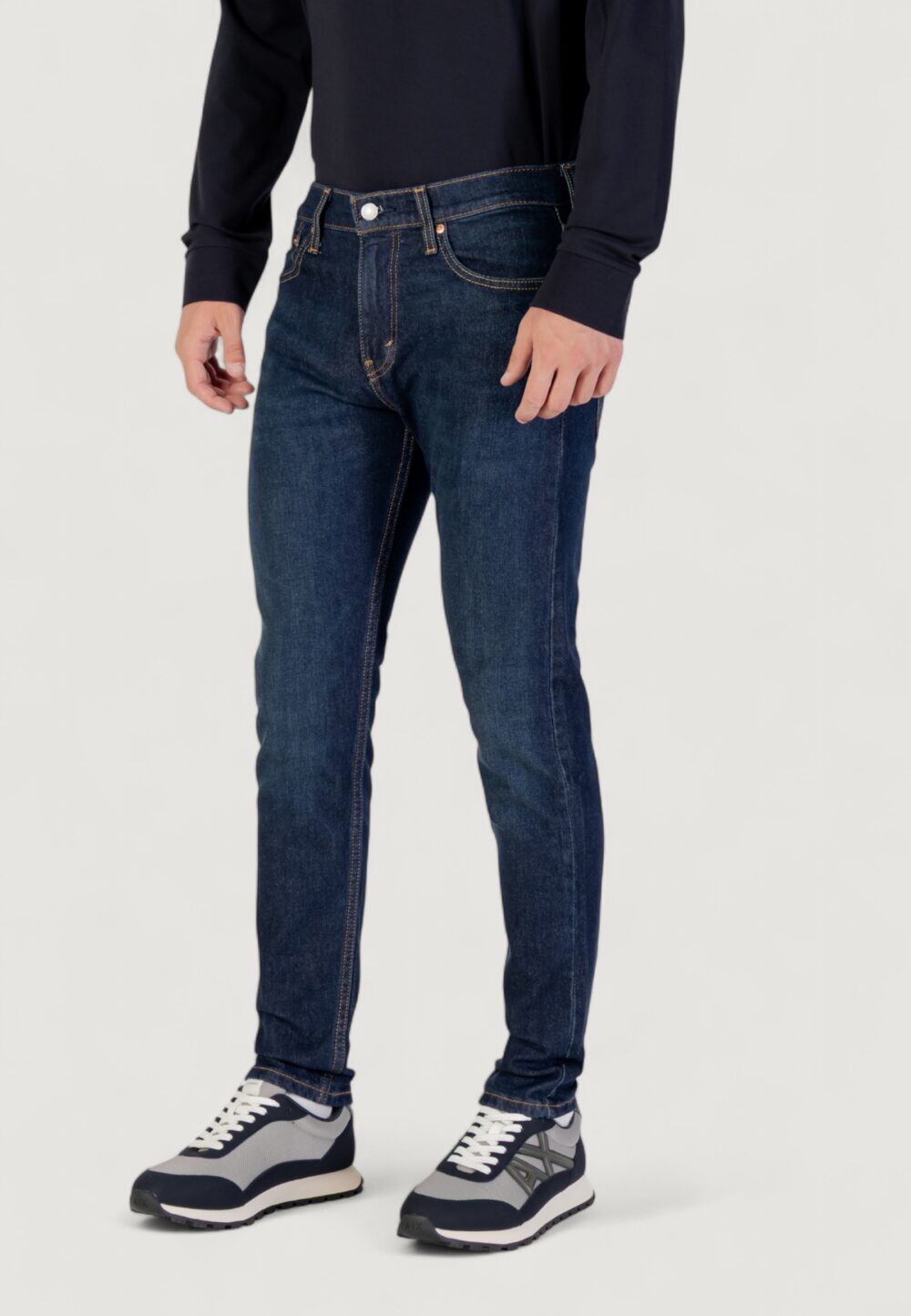 Jeans Tapered Levi's® 512 SLIM TAPER GOOD REASONS AD Blue Denim Scuro - Foto 2