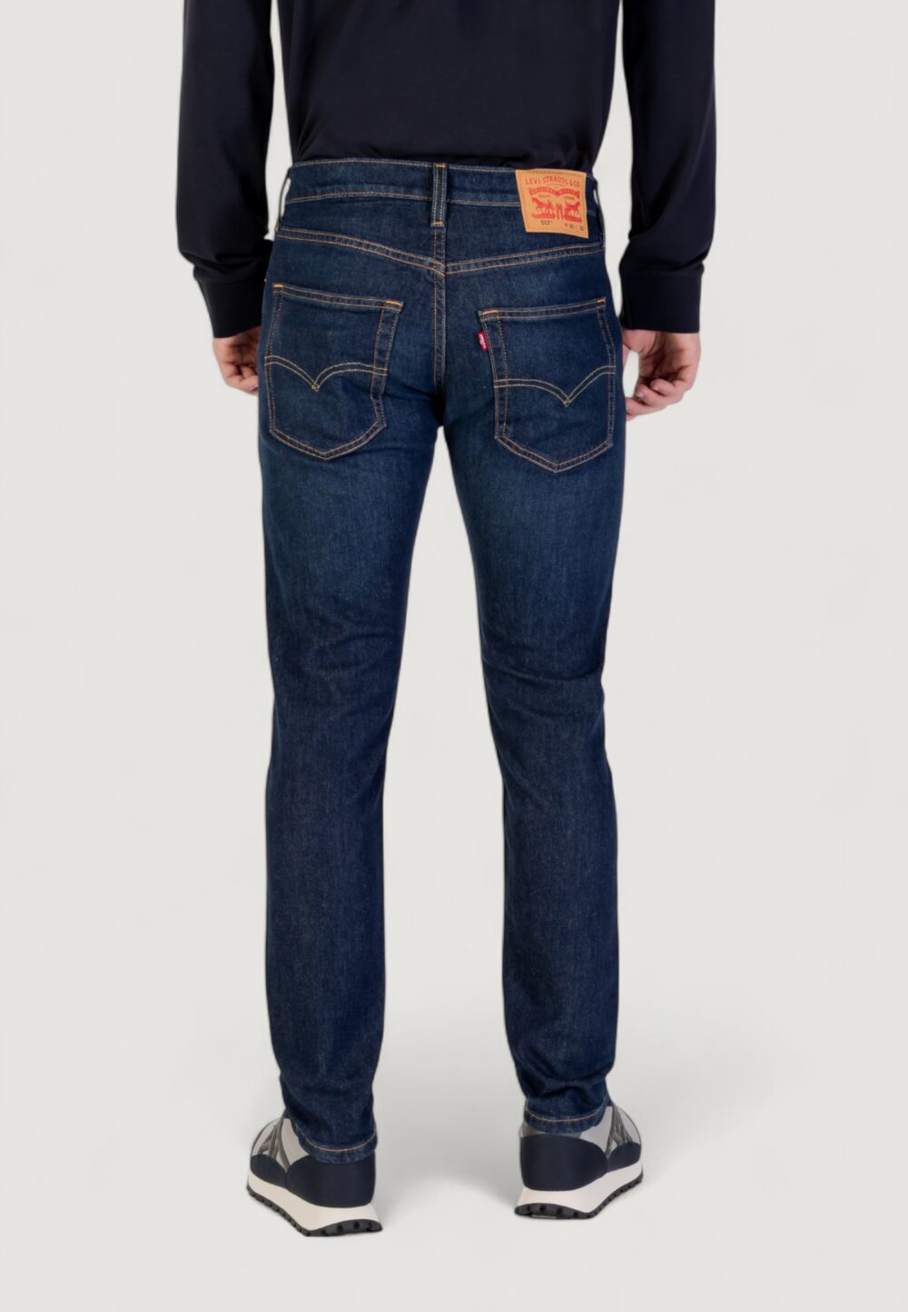 Jeans Tapered Levi's® 512 SLIM TAPER GOOD REASONS AD Blue Denim Scuro - Foto 4