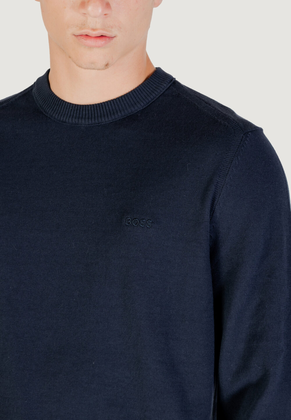 Maglia Boss Asac_C 10257116 01 Blue scuro - Foto 2