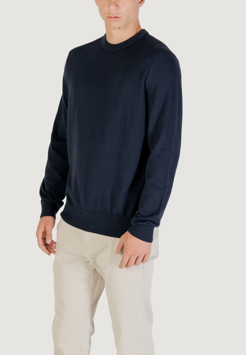 Maglia Boss Asac_C 10257116 01 Blue scuro - Foto 3