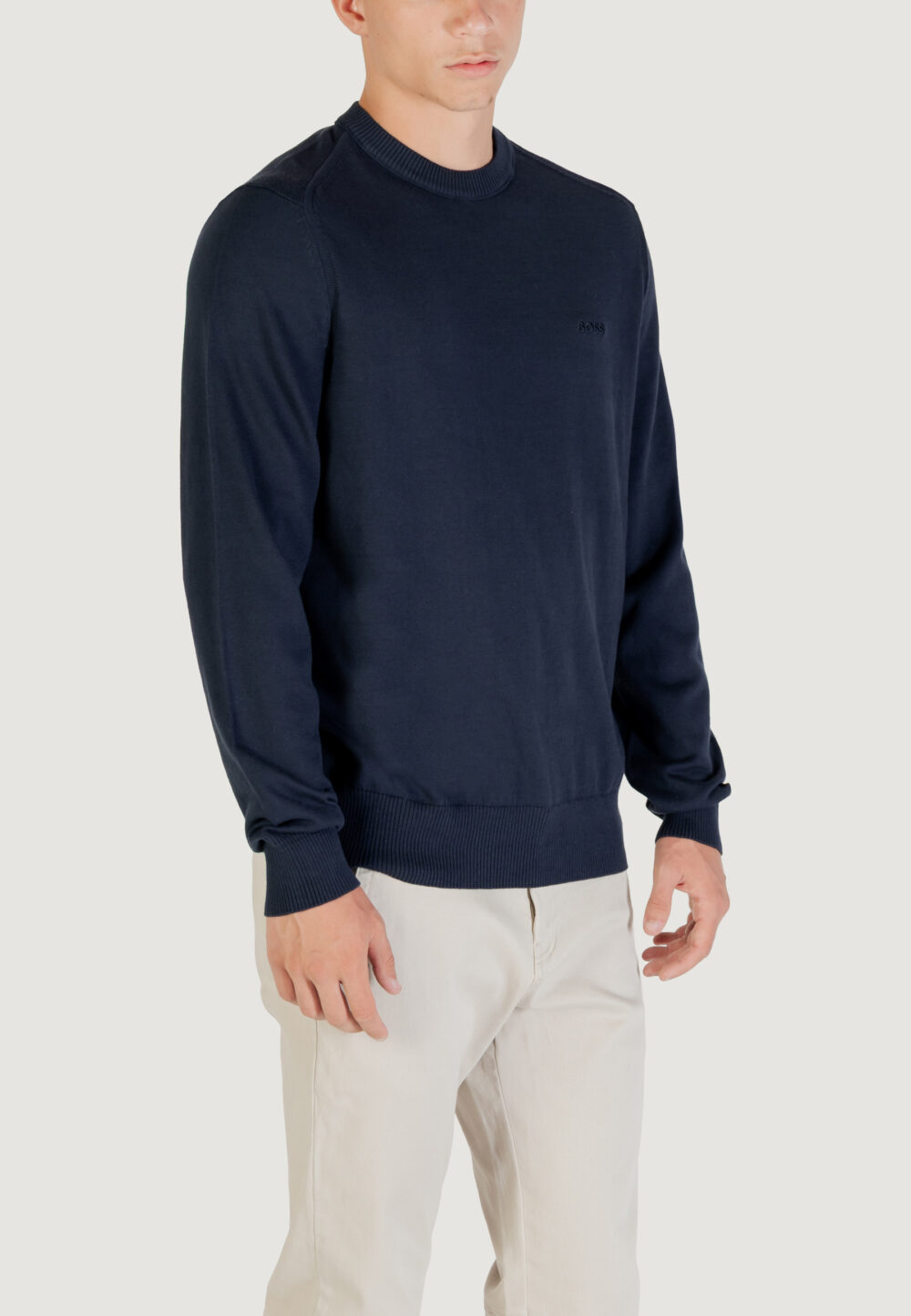 Maglia Boss Asac_C 10257116 01 Blue scuro - Foto 4