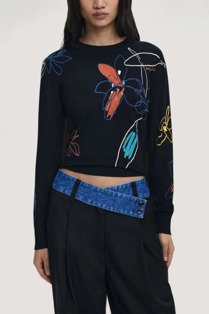 Maglia Desigual JERS_ARTY Nero – 25WWJF33