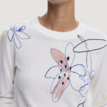Maglia Desigual JERS_ARTY Panna - Foto 3