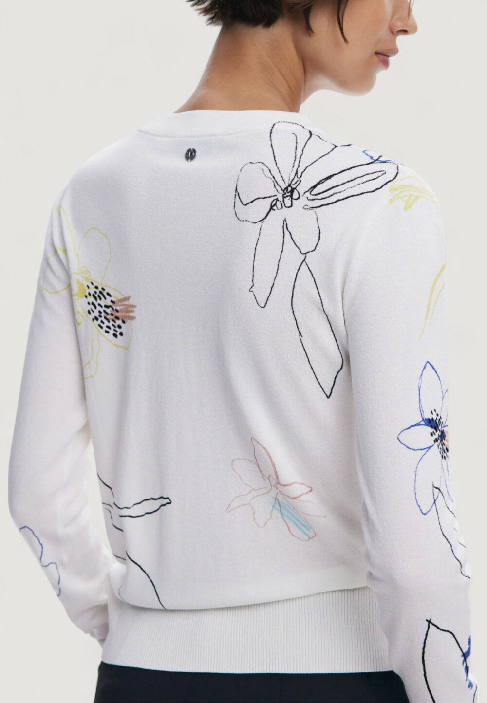 Maglia Desigual JERS_ARTY Panna - Foto 5
