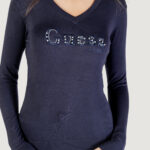 Maglia Guess LS VN KENZIE LOGO SWTR Blu - Foto 2