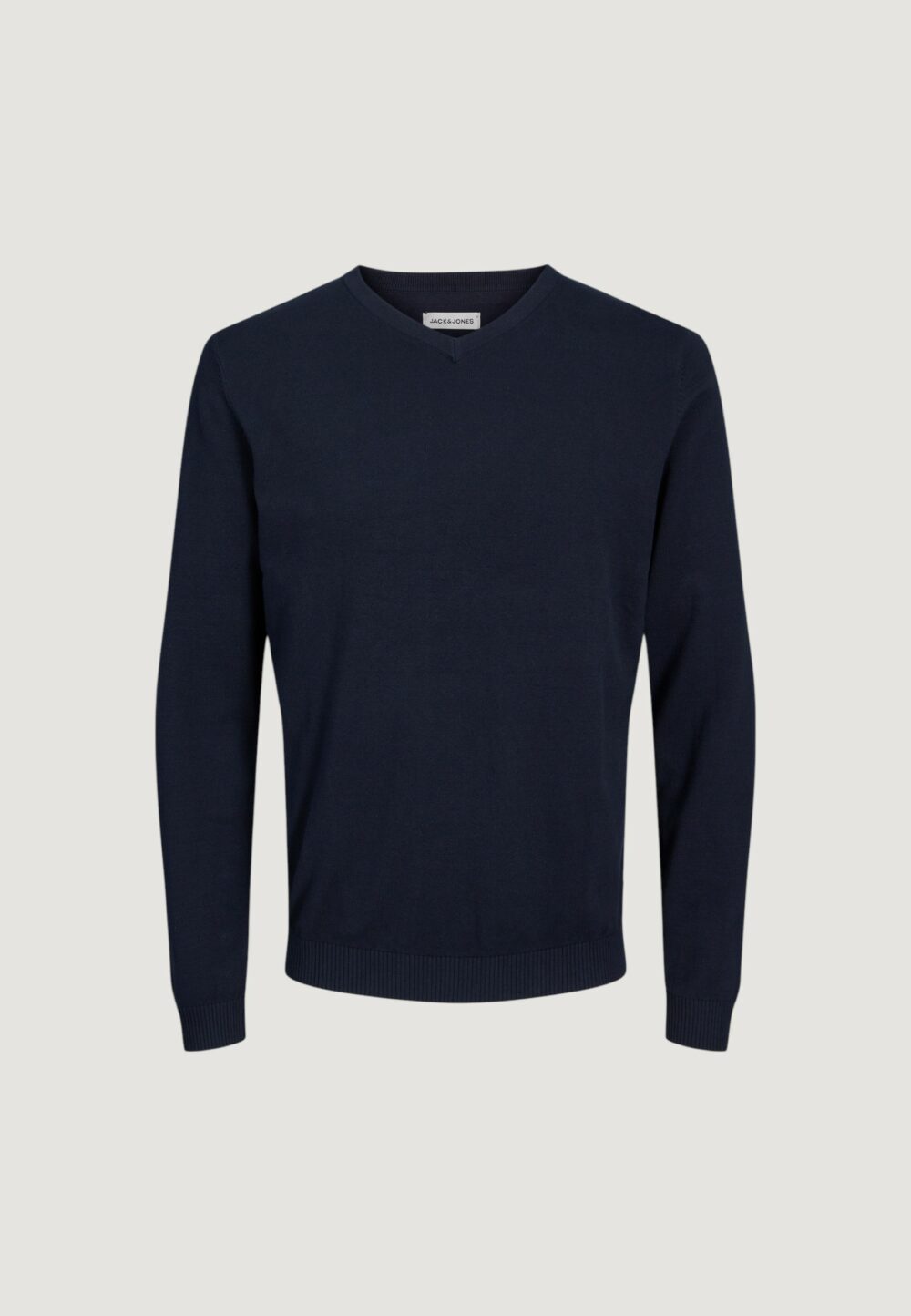 Maglia Jack Jones JJEBASIC KNIT V-NECK NOOS Blue scuro - Foto 1