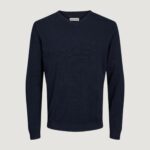 Maglia Jack Jones JJEBASIC KNIT V-NECK NOOS Blue scuro - Foto 1