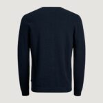 Maglia Jack Jones JJEBASIC KNIT V-NECK NOOS Blue scuro - Foto 3