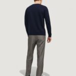 Maglia Jack Jones JJEBASIC KNIT V-NECK NOOS Blue scuro - Foto 4