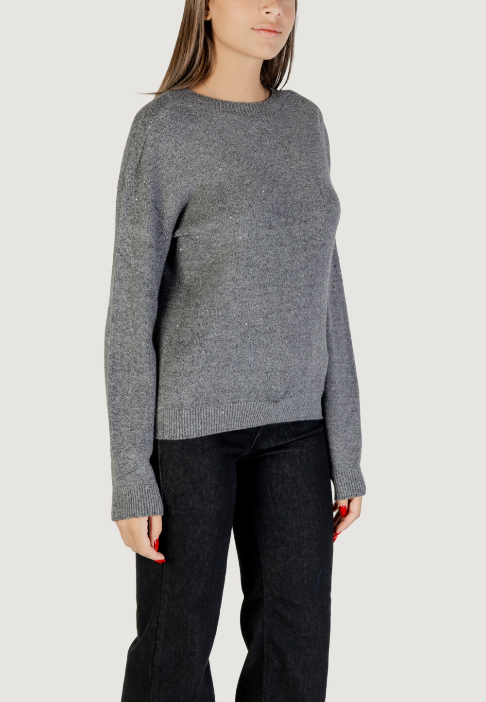 Maglia Liu-Jo MAGLIA CHIUSA M/L Grigio - Foto 2