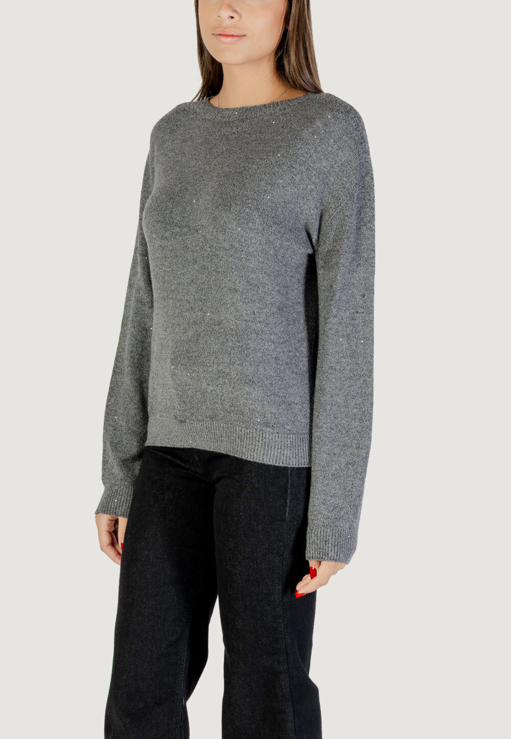 Maglia Liu-Jo MAGLIA CHIUSA M/L Grigio - Foto 3