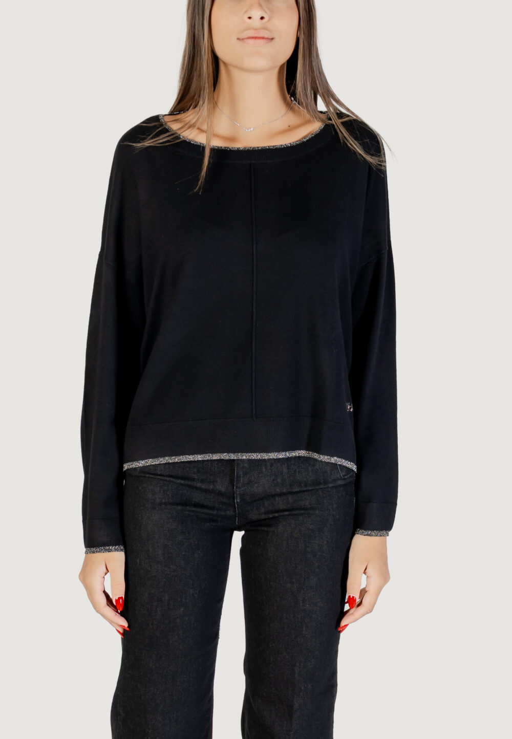 Maglia Liu-Jo ECS MAGLIA CHIUSA Nero - Foto 1