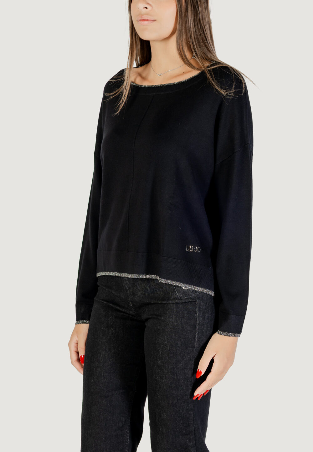 Maglia Liu-Jo ECS MAGLIA CHIUSA Nero - Foto 3