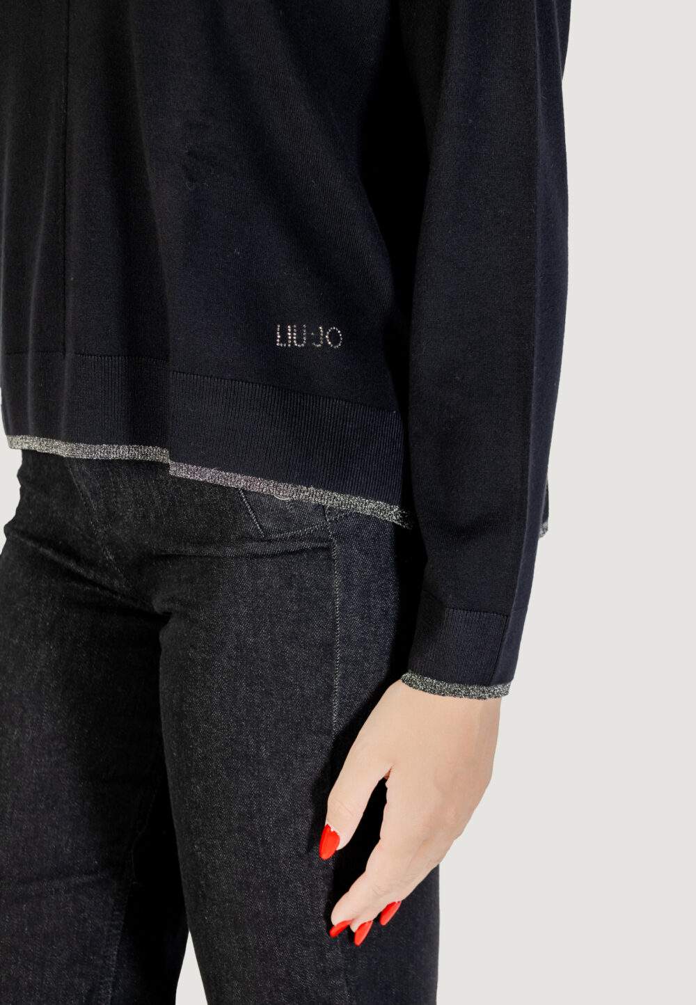 Maglia Liu-Jo ECS MAGLIA CHIUSA Nero - Foto 4