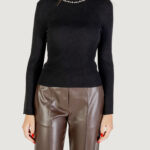 Maglia Only ONLNATASCHA LS BLING ONECK CC KNT Nero - Foto 1