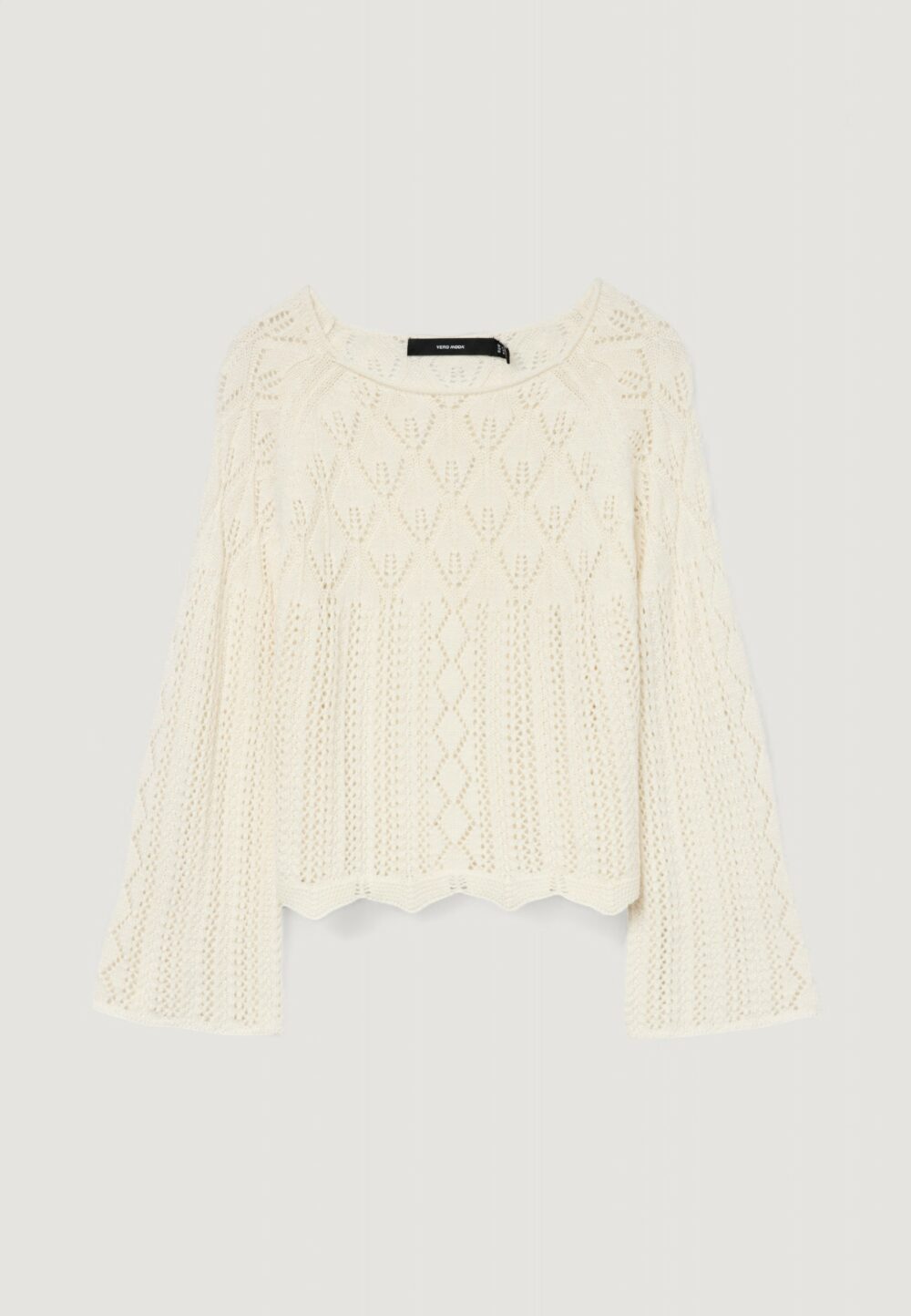Maglia Vero Moda VMGINGER 3/4 BOATNECK PULLOVER GA NOOS Beige - Foto 1