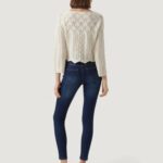 Maglia Vero Moda VMGINGER 3/4 BOATNECK PULLOVER GA NOOS Beige - Foto 3