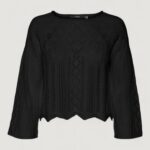 Maglia Vero Moda VMGINGER 3/4 BOATNECK PULLOVER GA NOOS Nero - Foto 1