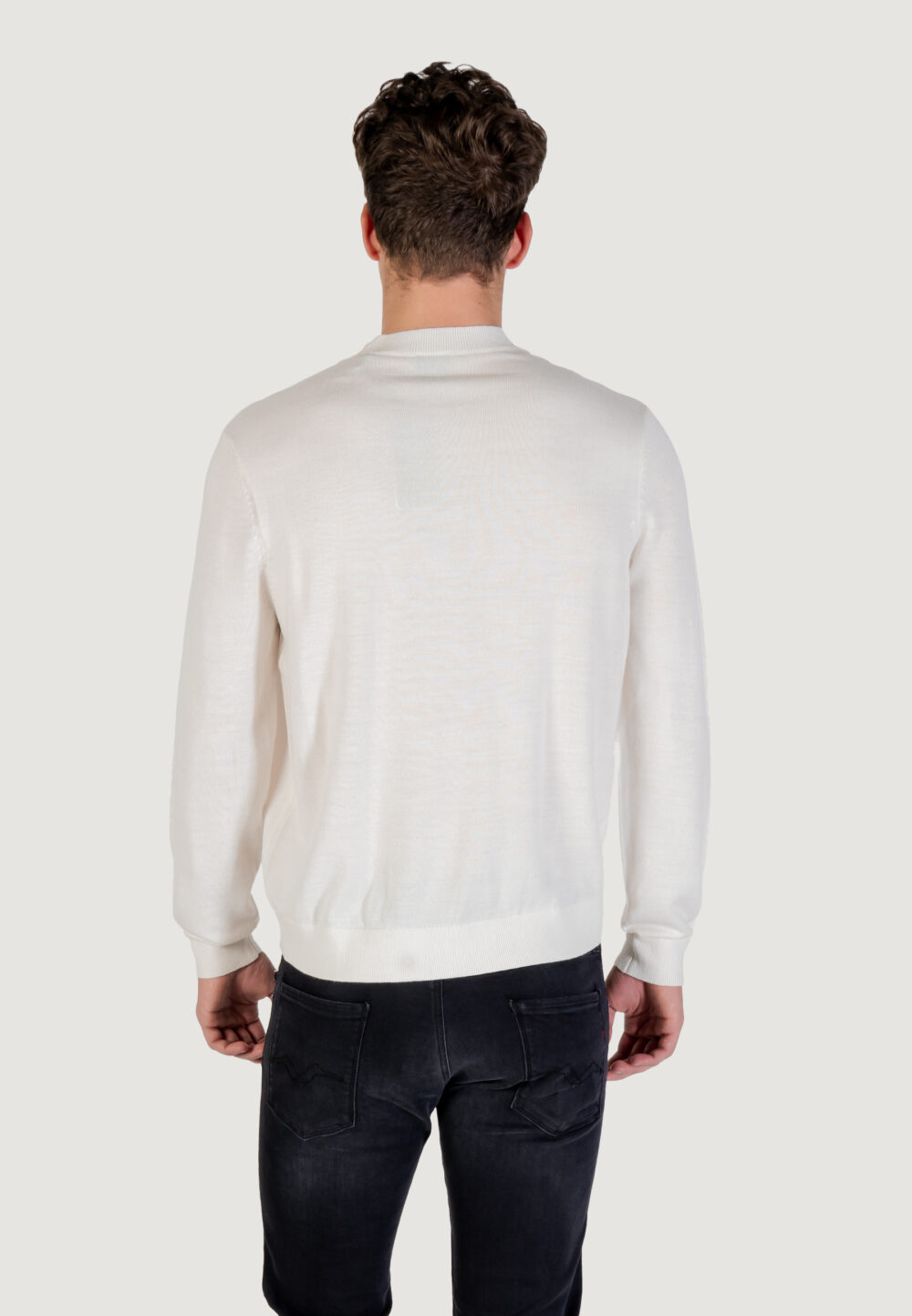 Maglione Armani Exchange PULLOVER Bianco - Foto 5