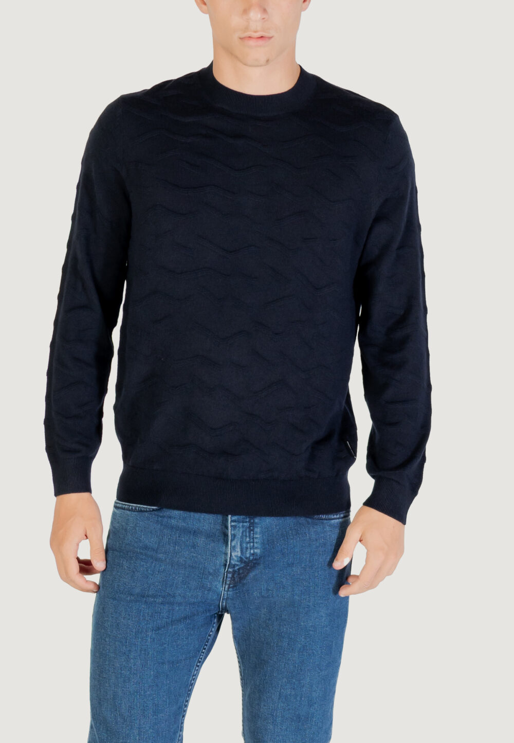 Maglione Armani Exchange PULLOVER Blu - Foto 1