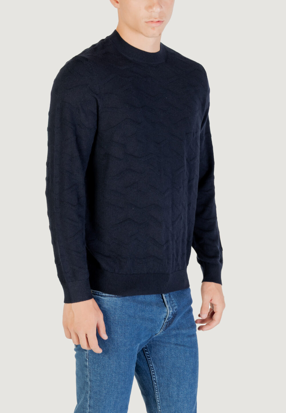 Maglione Armani Exchange PULLOVER Blu - Foto 3