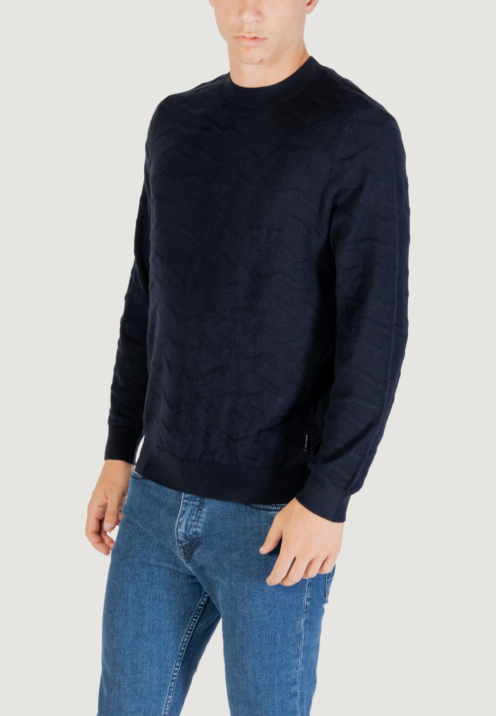 Maglione Armani Exchange PULLOVER Blu - Foto 4