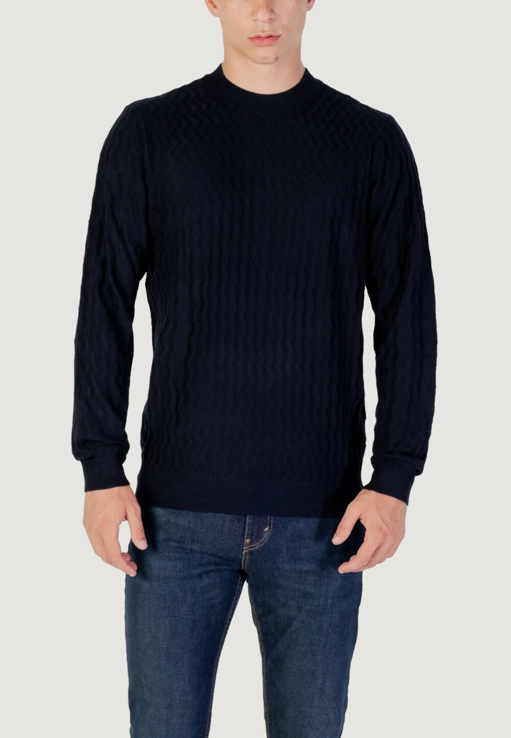 Maglione Armani Exchange PULLOVER Blue scuro - Foto 1