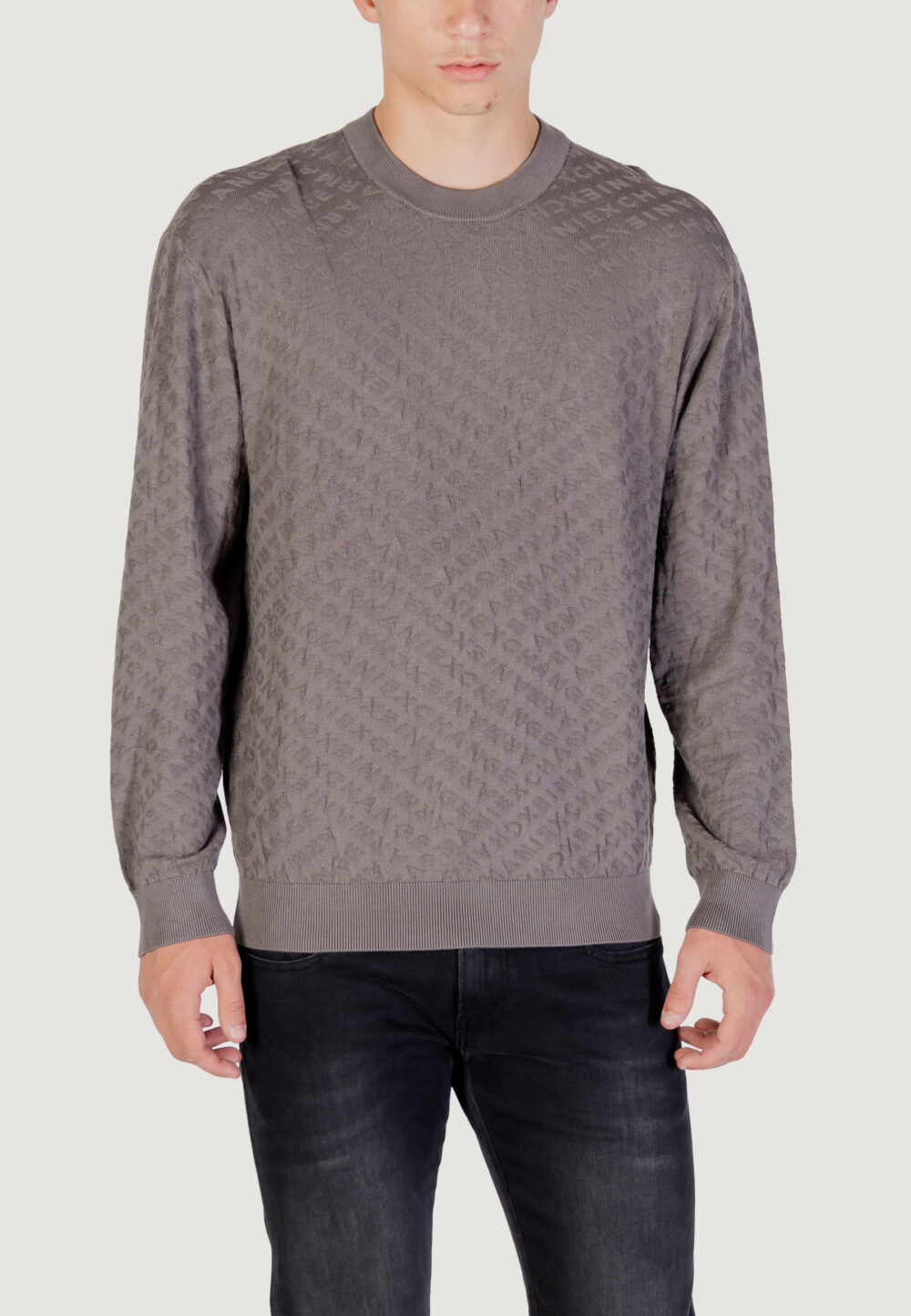 Maglione Armani Exchange PULLOVER Grigio Scuro - Foto 1