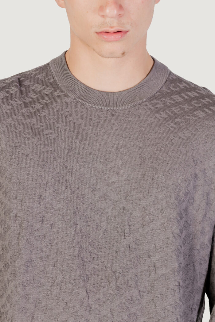 Maglione Armani Exchange PULLOVER Grigio Scuro