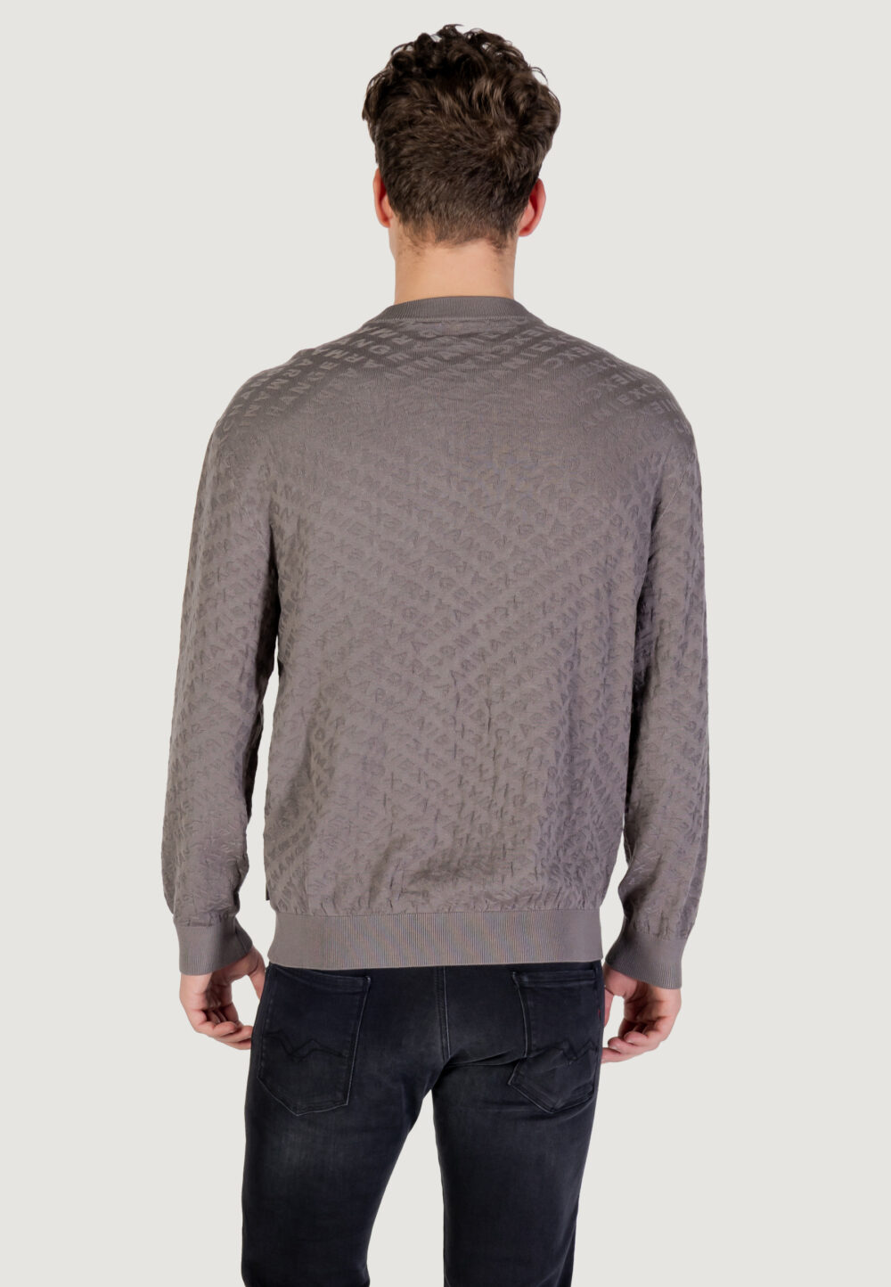 Maglione Armani Exchange PULLOVER Grigio Scuro - Foto 5