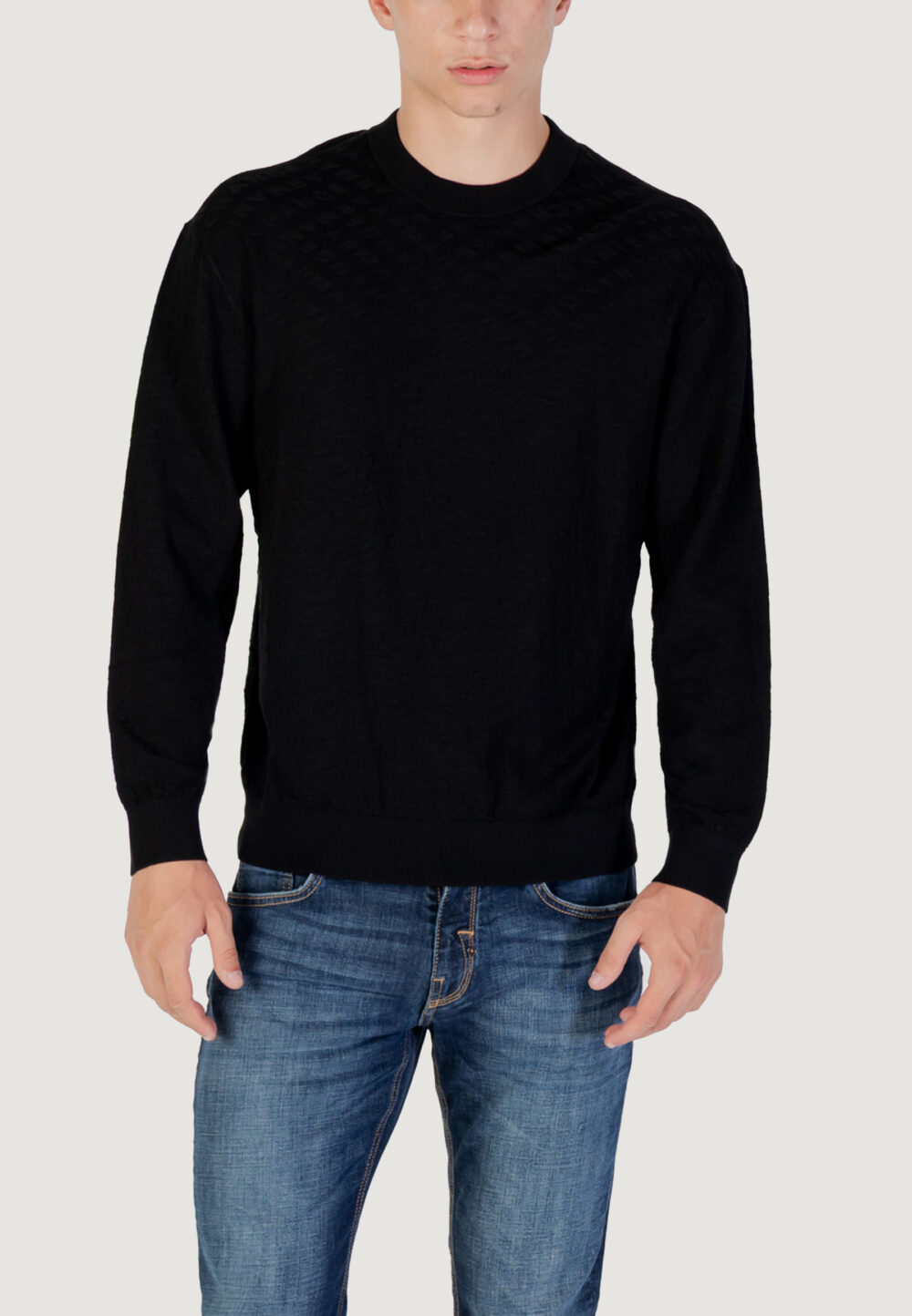Maglione Armani Exchange PULLOVER Nero - Foto 1