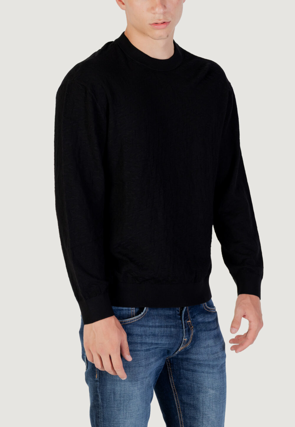 Maglione Armani Exchange PULLOVER Nero - Foto 3