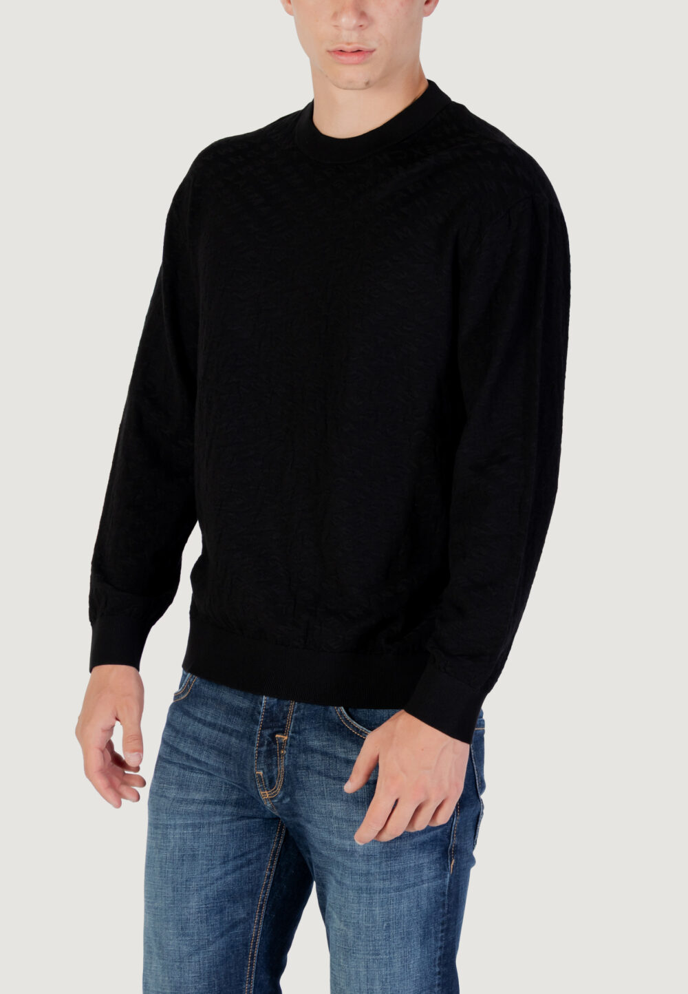 Maglione Armani Exchange PULLOVER Nero - Foto 4