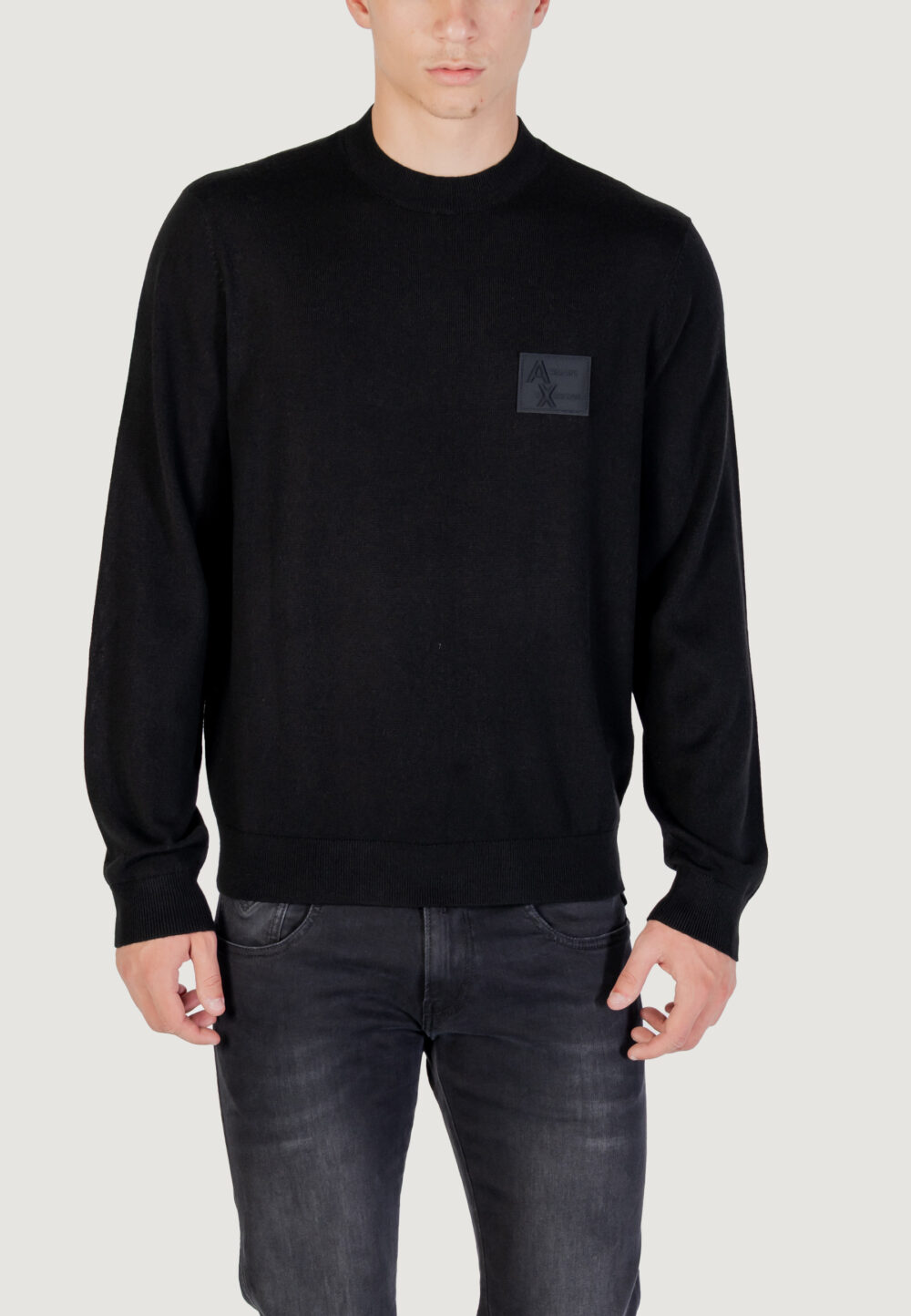 Maglione Armani Exchange PULLOVER Nero - Foto 1