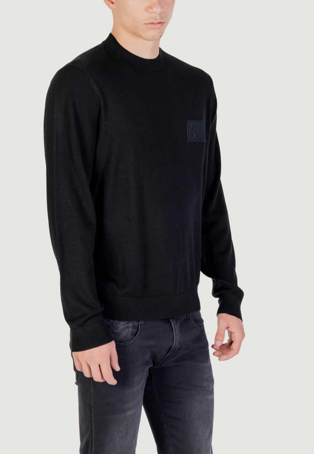 Maglione Armani Exchange PULLOVER Nero - Foto 3