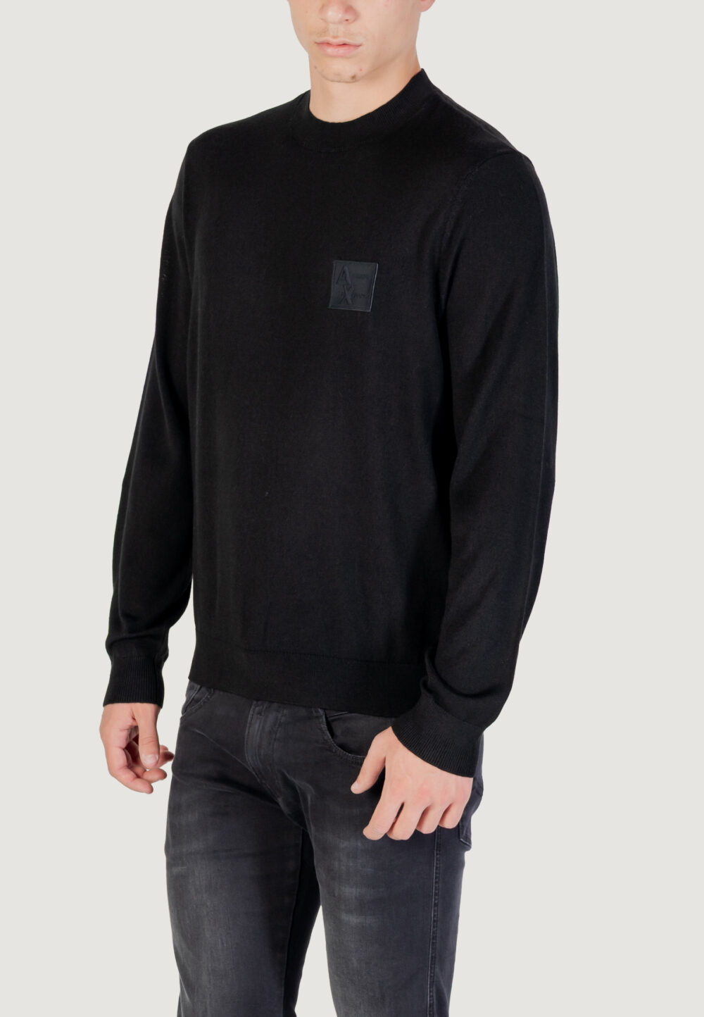 Maglione Armani Exchange PULLOVER Nero - Foto 4