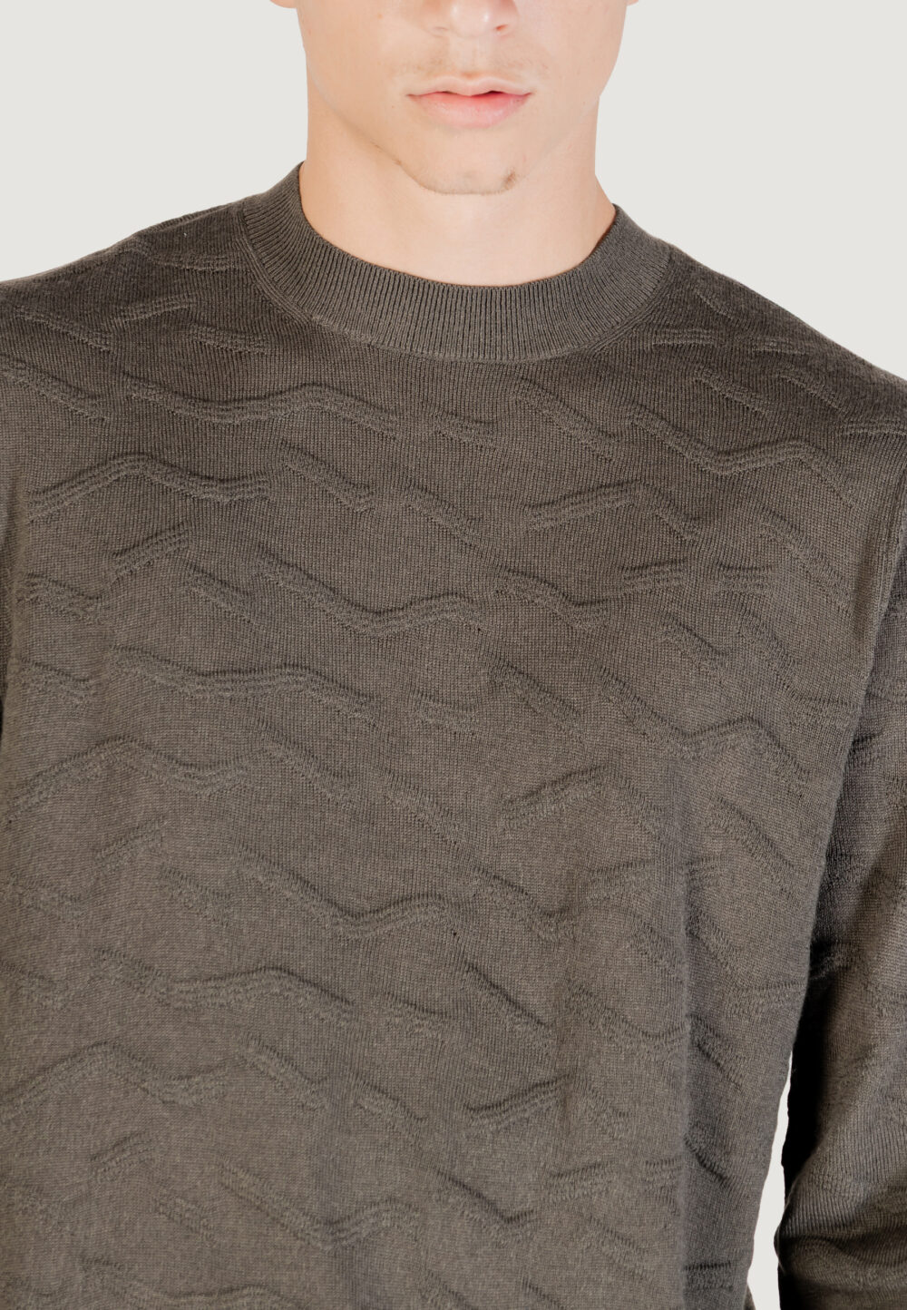 Maglione Armani Exchange PULLOVER VERDE SALVIA - Foto 2