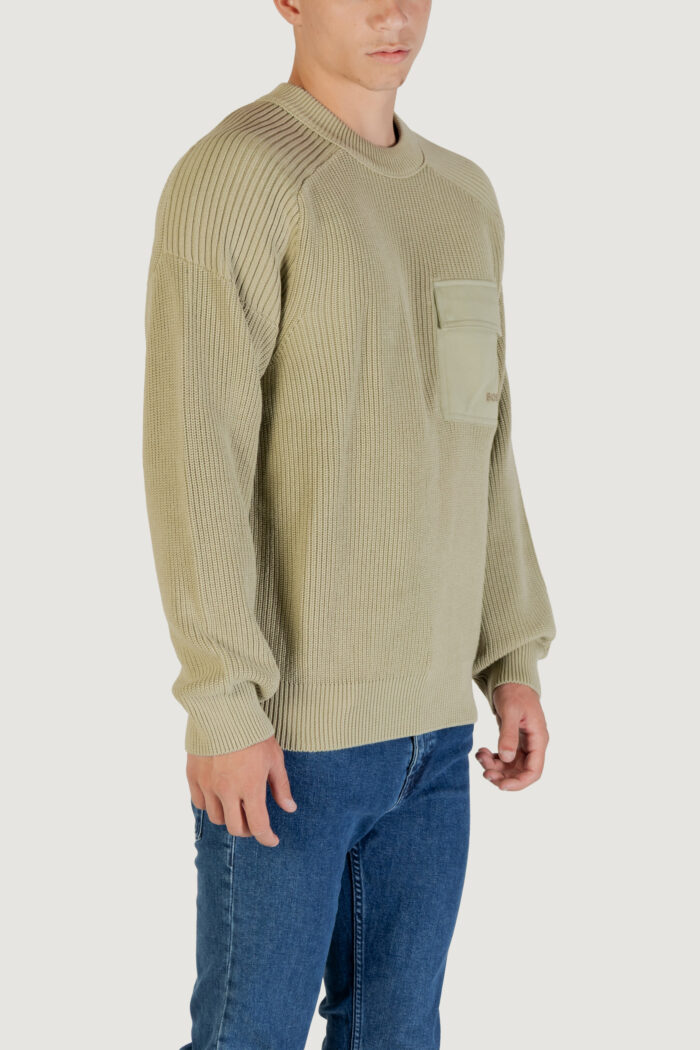 Maglione Boss Kalamaro 10272317 01 VERDE SALVIA – 50546175