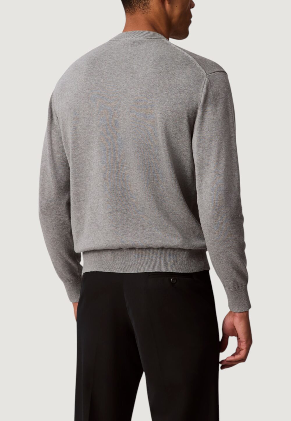 Maglione Calvin Klein Jeans LS EZ COTTON CREWNK Grigio - Foto 3