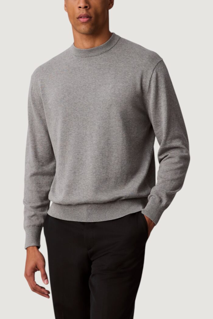 Maglione Calvin Klein LS EZ COTTON CREWNK Grigio – LV04RC309G