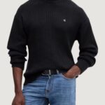 Maglione Calvin Klein Jeans LS VERTICAL TEXTURE Nero - Foto 1
