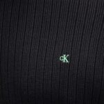 Maglione Calvin Klein Jeans LS VERTICAL TEXTURE Nero - Foto 4