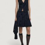 Minigonna Desigual FAL_FLOCK Nero - Foto 3