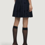 Minigonna Desigual FAL_FLOCK Nero - Foto 4