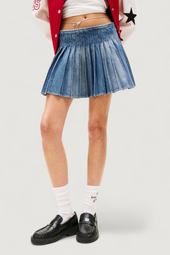 Minigonna Tommy Hilfiger TOMMY GIRL PLEATED D Indigo – DW0DW21217