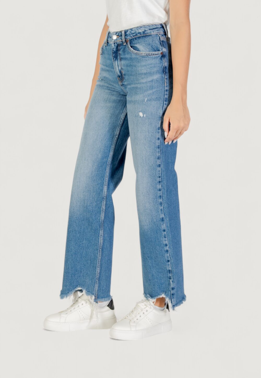 Only ONLJUICY HW WIDE DES MB DNM JEANS DOT Blue Denim - Foto 2